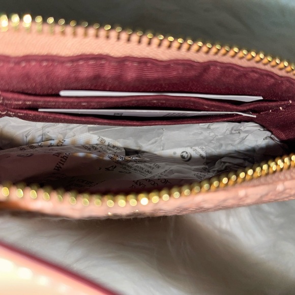 Coach Pink Woven Crossbody Bag - Picture 4 of 5